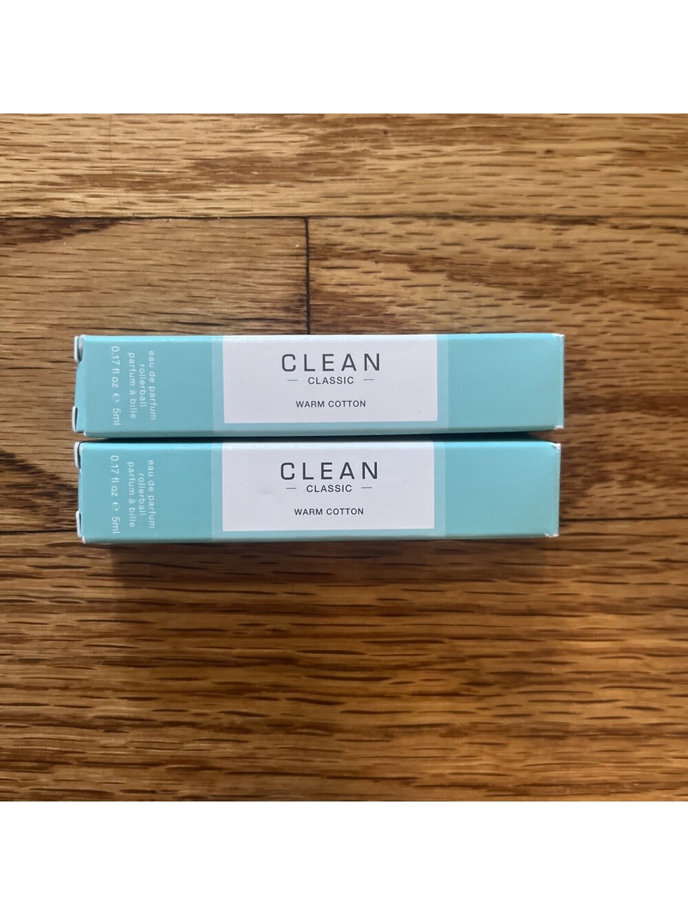 NEW 2X CLEAN RESERVE Warm Cotton EDP Rollerball Travel Minis 5ml/0.17oz Each ATH
